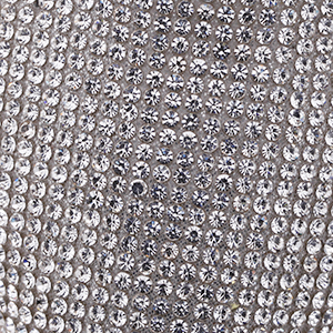 TRUE SILVER REFLECTIVE SUEDETTE/METALLIC